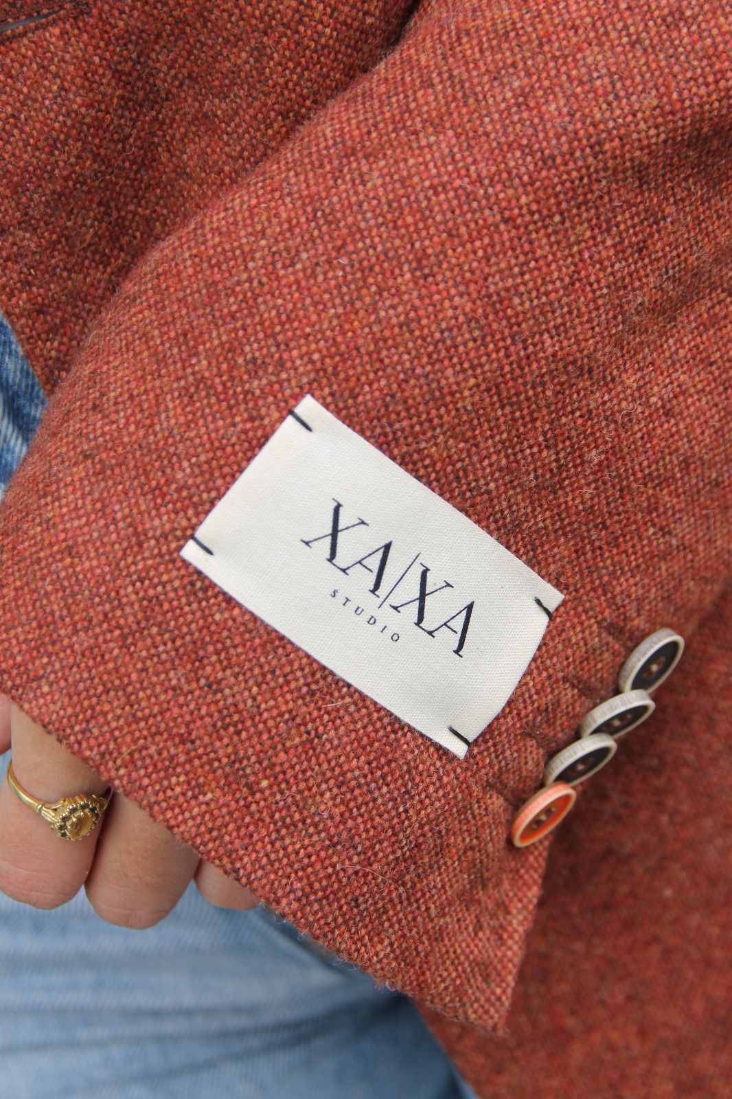 Blush Red - Vintage Oversized Blazer