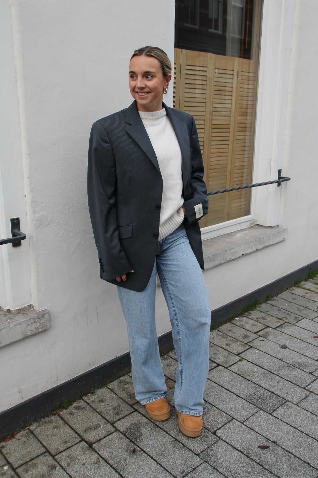 Dusk Blue - Vintage Oversized Blazer