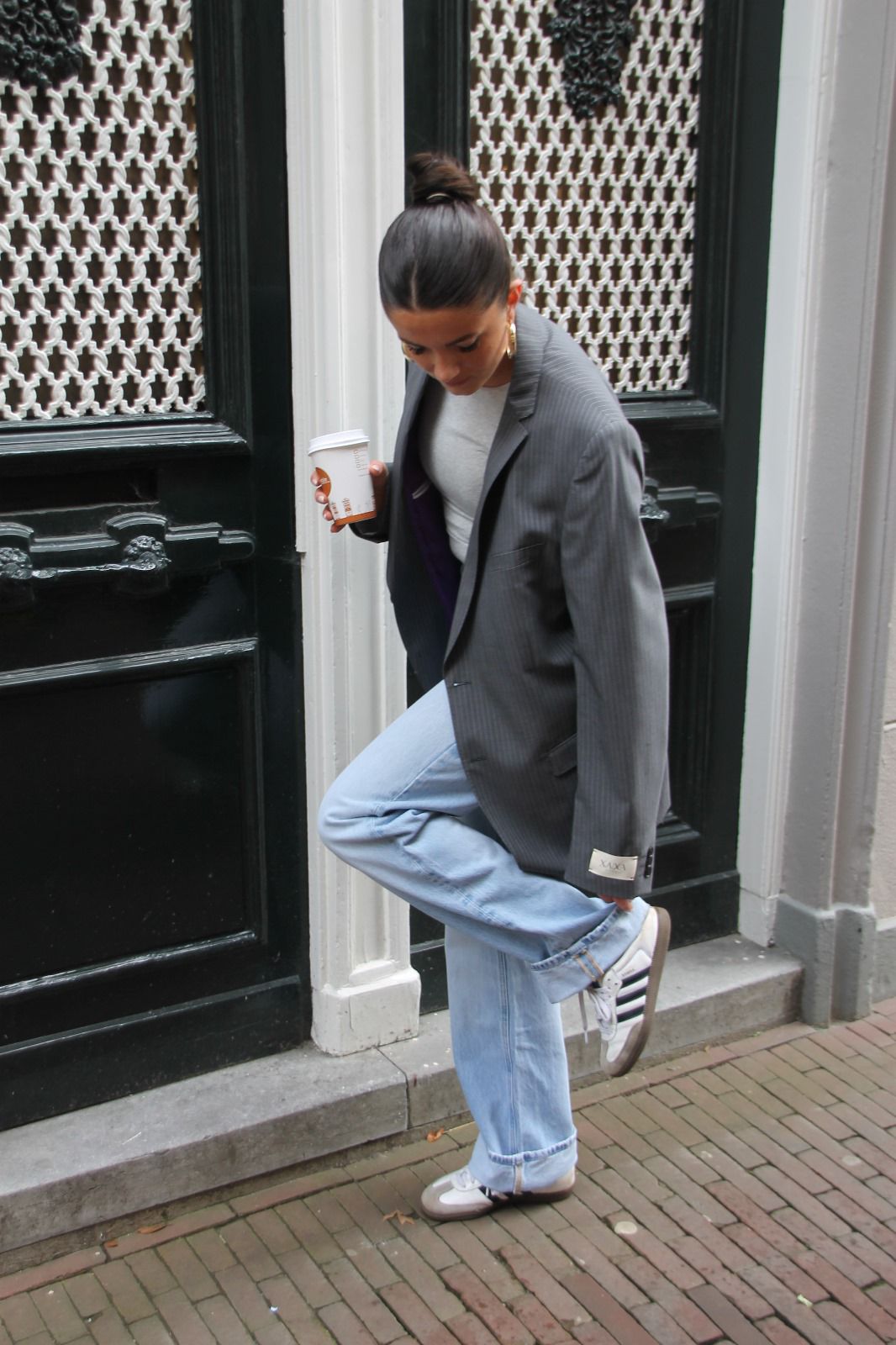 Charm Grey - Vintage Oversized Blazer