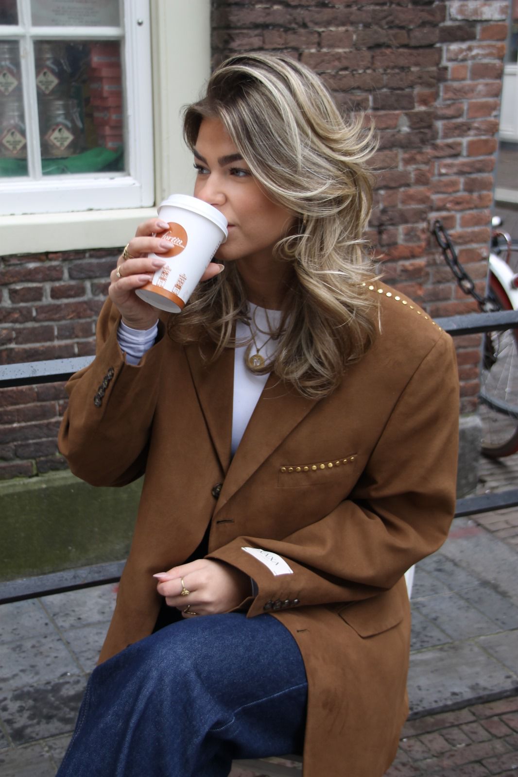 Hazel Brown - Vintage Oversized Blazer