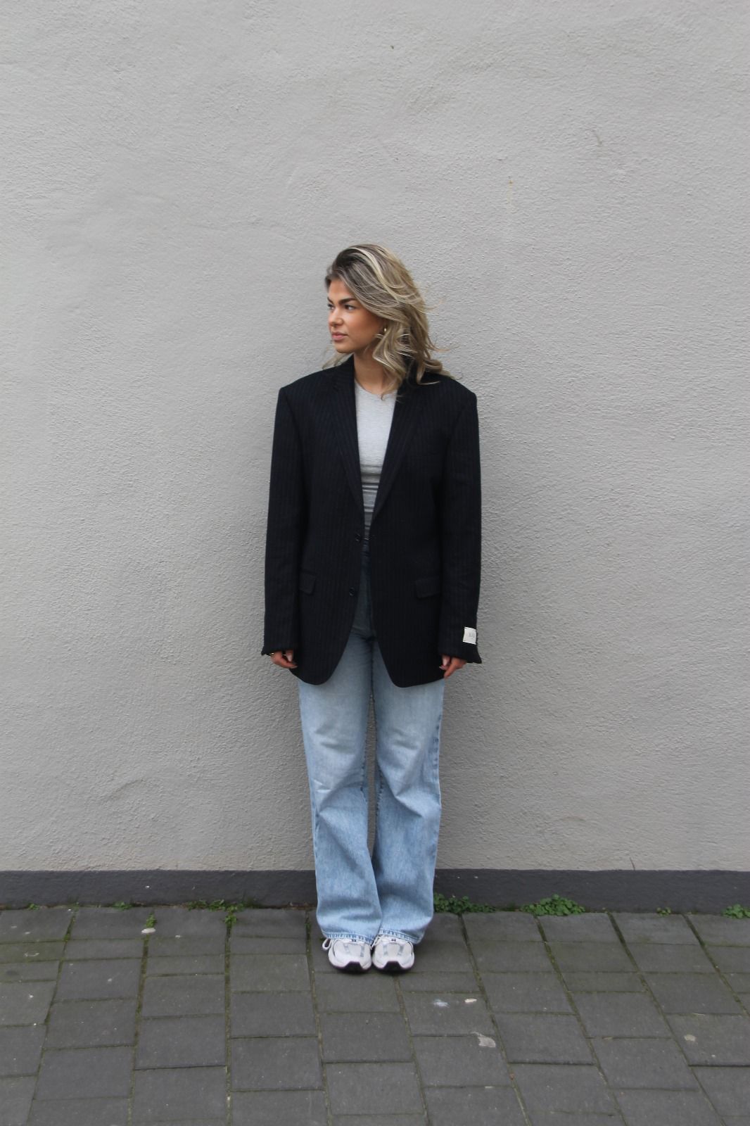 Class Blue - Vintage Oversized Blazer