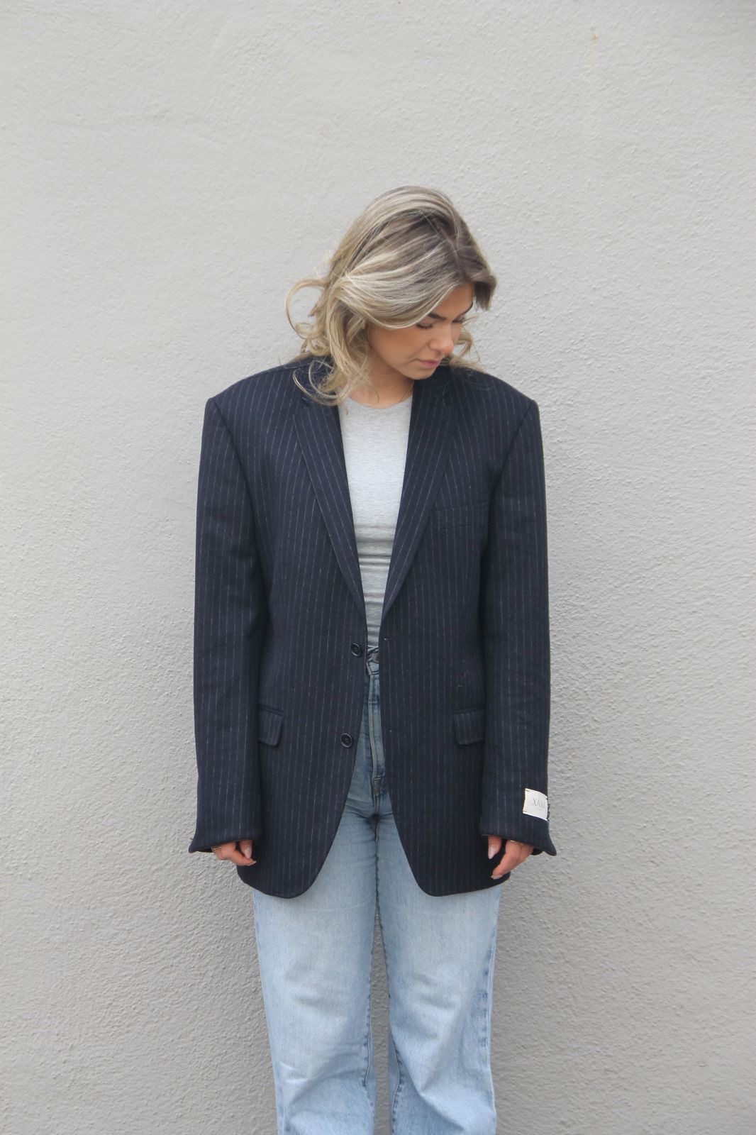 Class Blue - Vintage Oversized Blazer