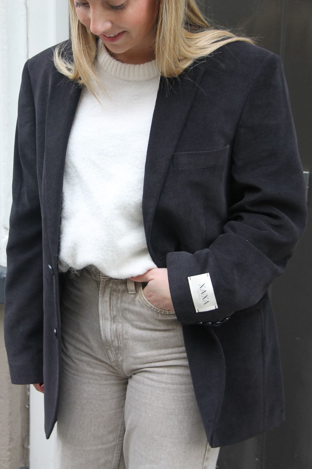 Dark Brown - Vintage Oversized Blazer