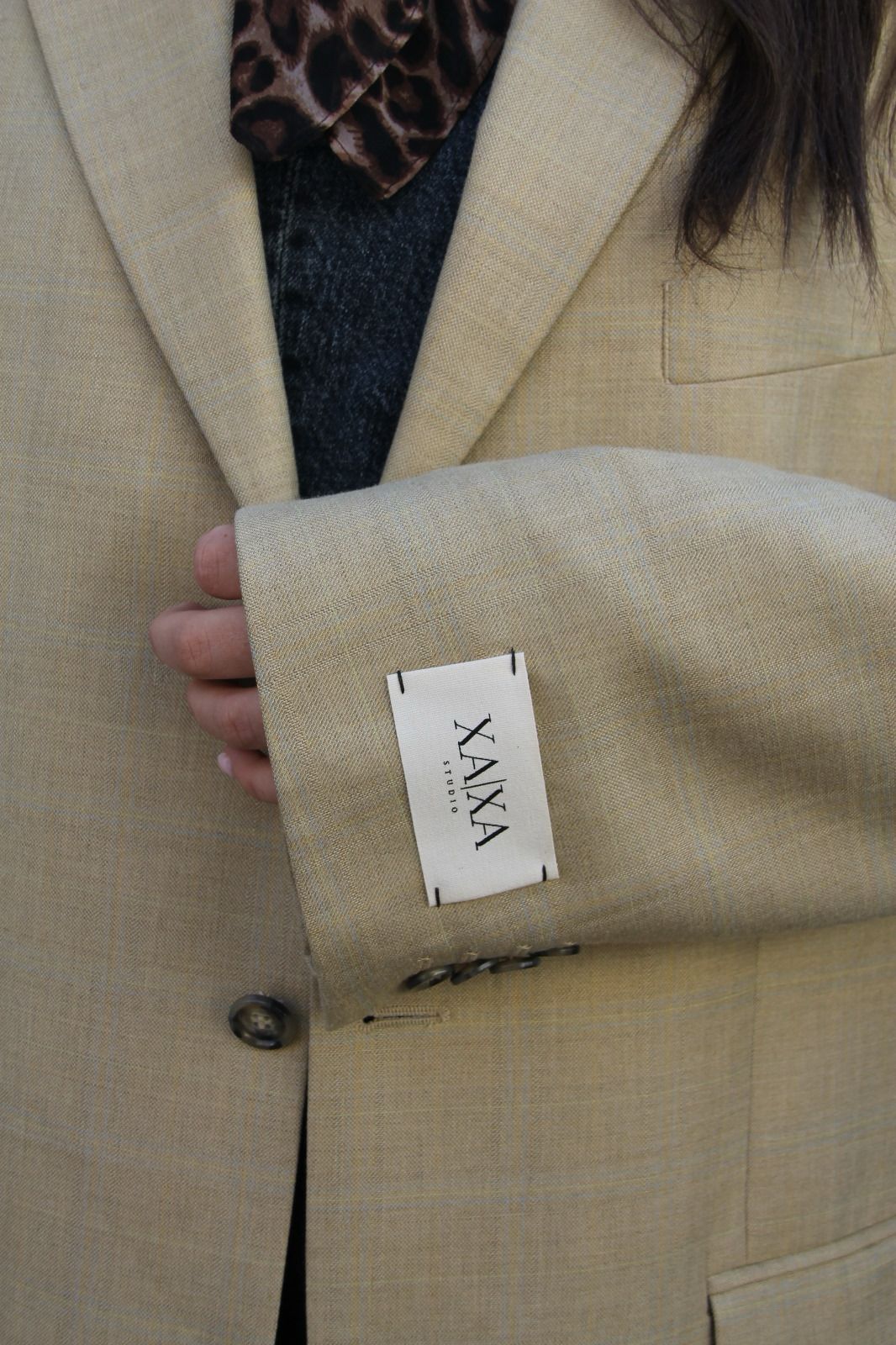 Oat Beige - Vintage Oversized Blazer