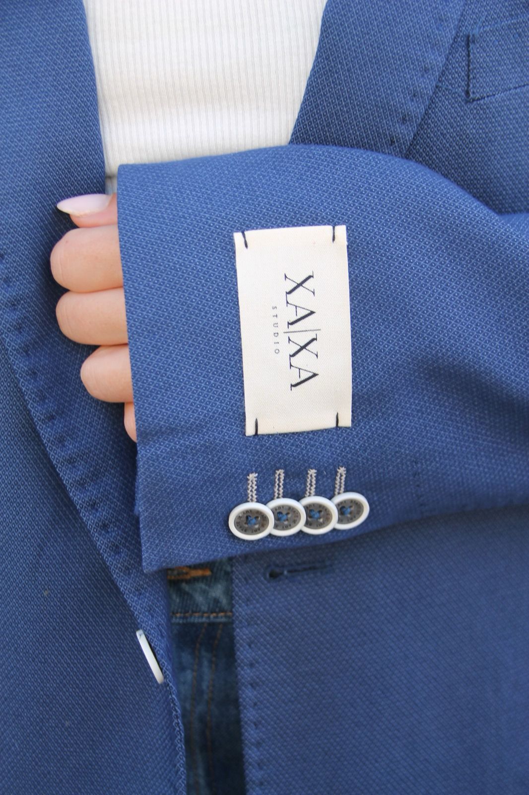 Starry Blue - Vintage Oversized Blazer