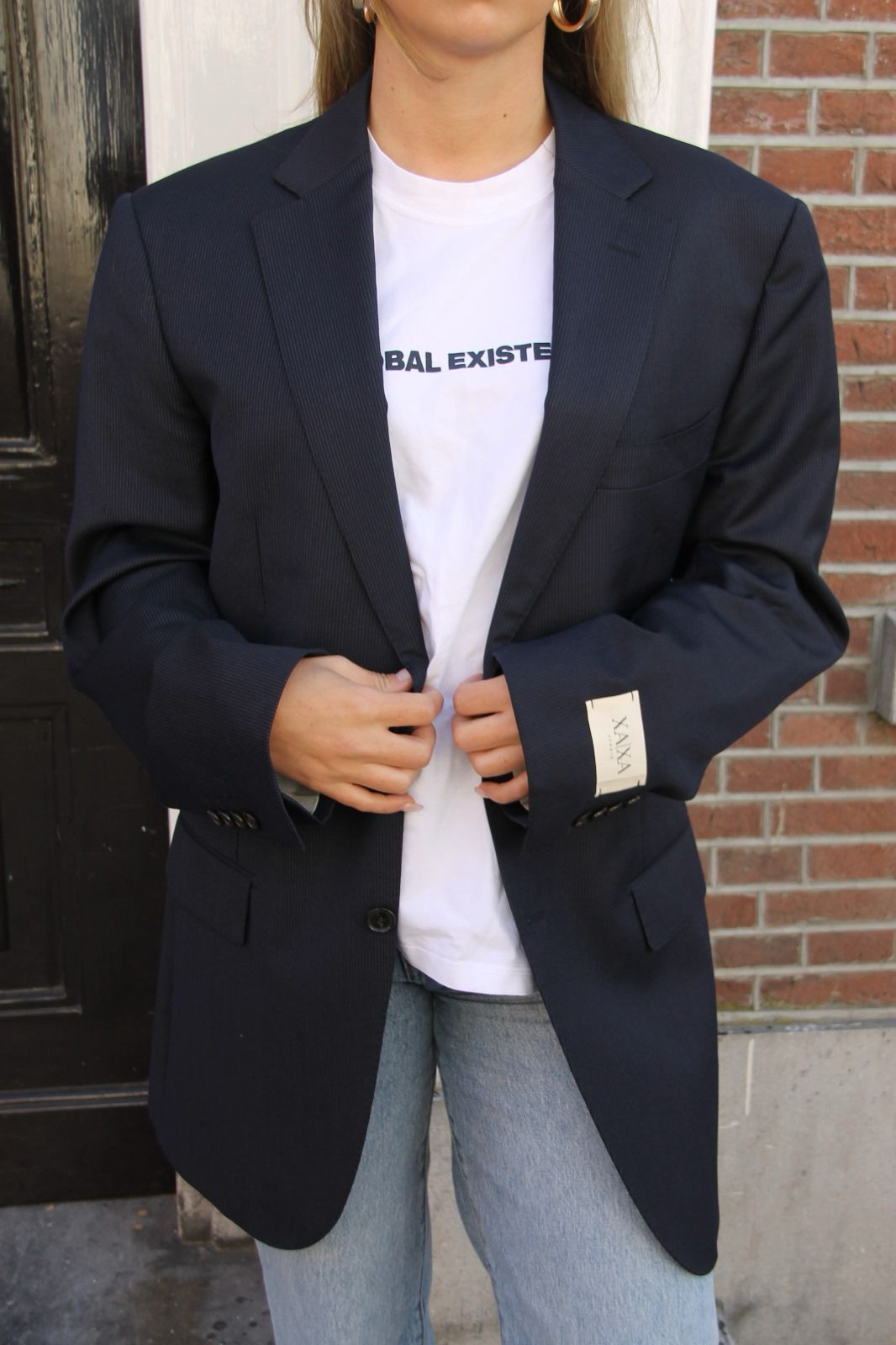 True Blue - Vintage Oversized Blazer