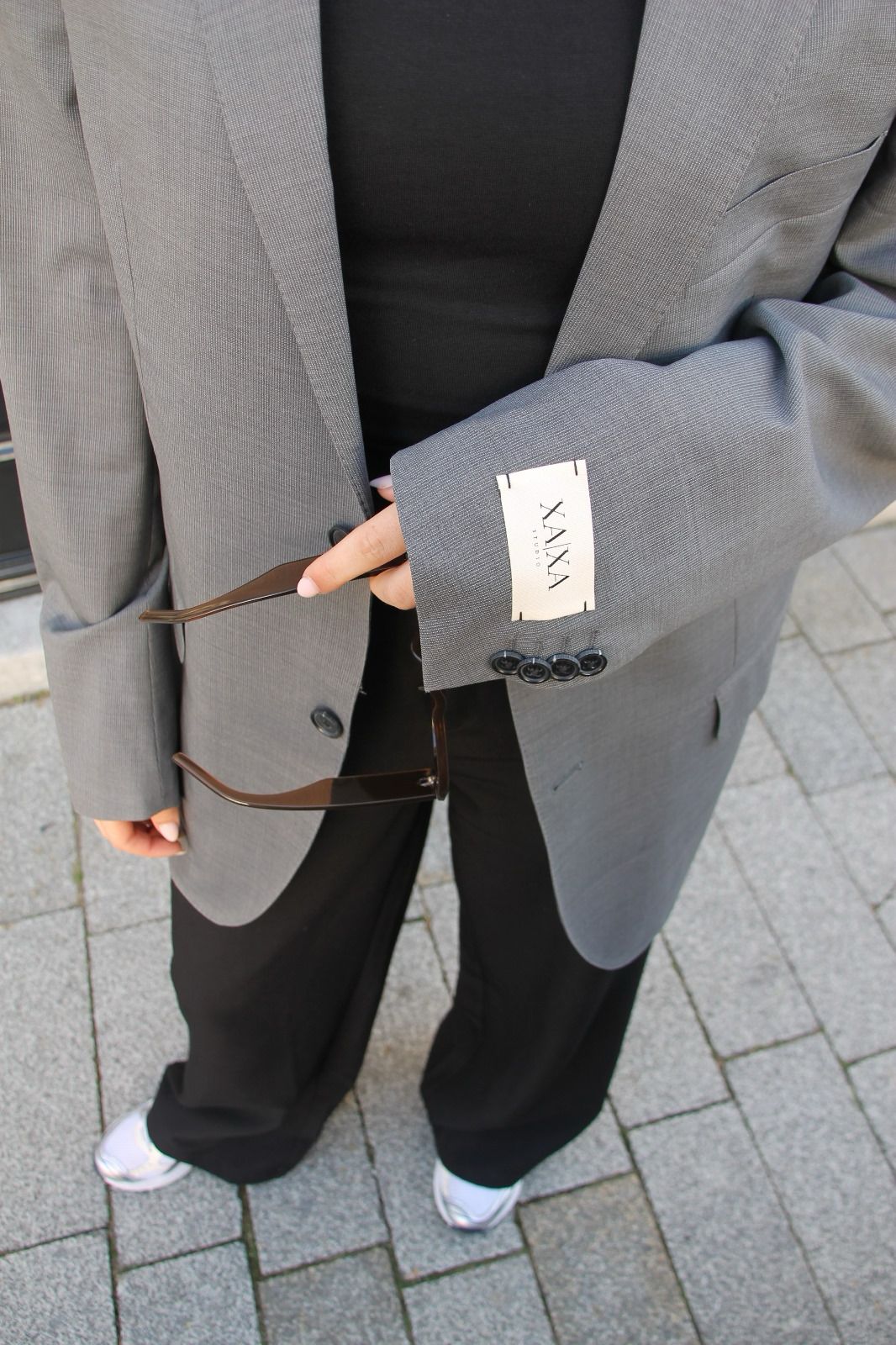 Soul Grey - Vintage Oversized Blazer