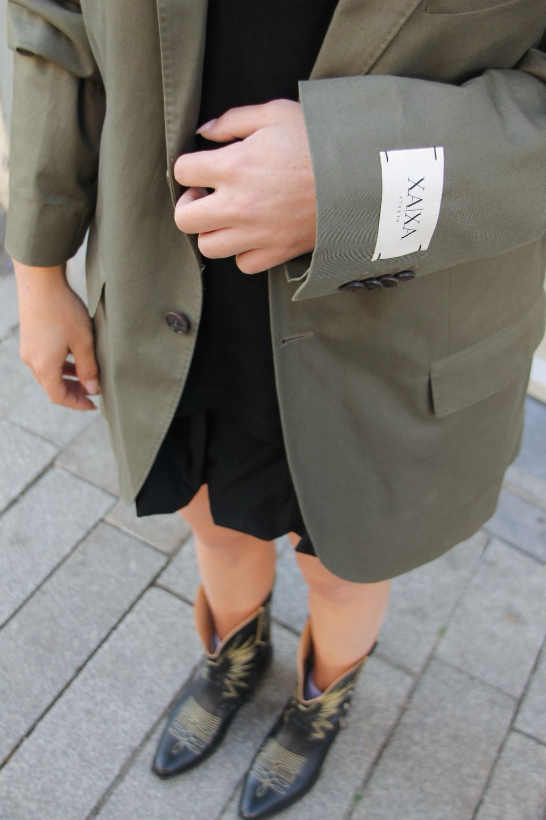 Olive Green - Vintage Oversized Blazer