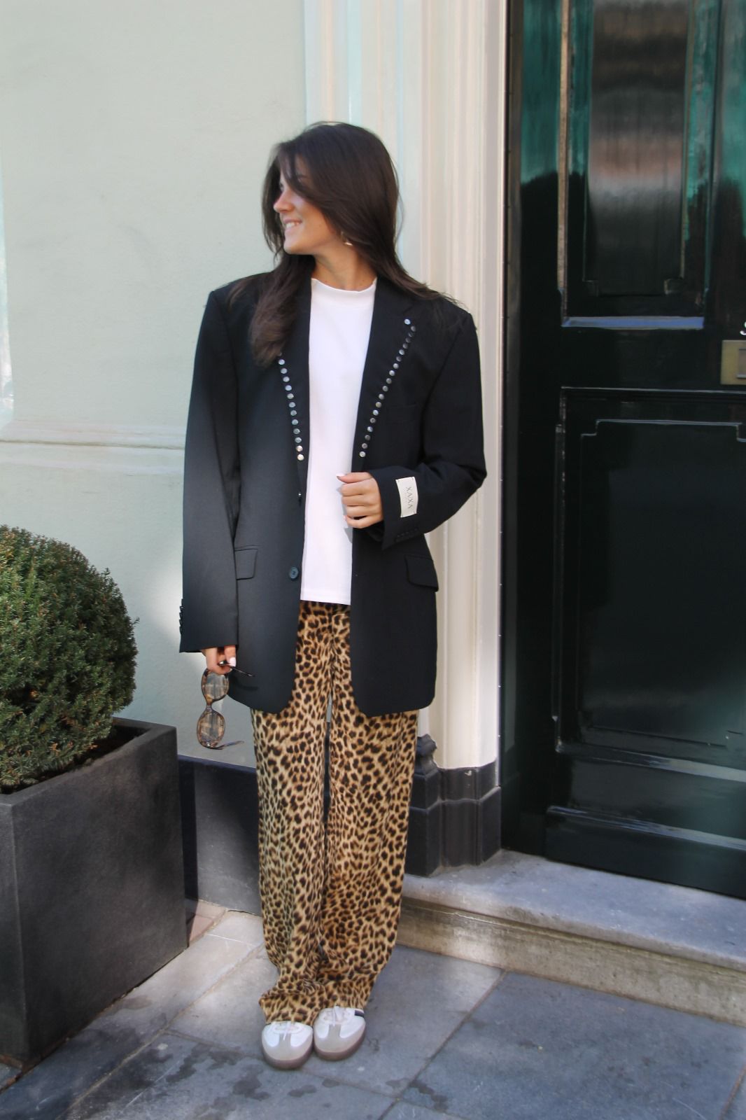 Bolt Black - Vintage Oversized Blazer