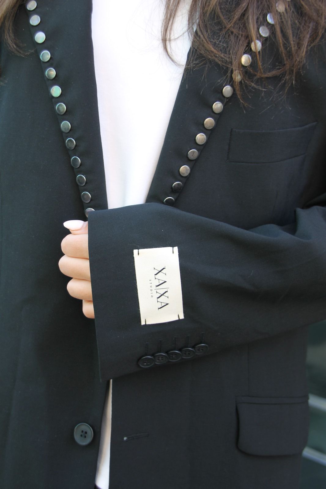 Bolt Black - Vintage Oversized Blazer
