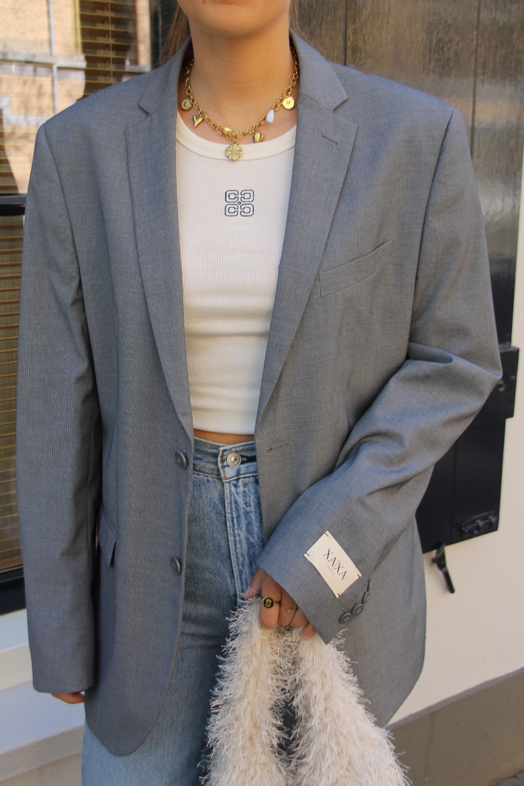 Grace Grey - Vintage Oversized Blazer