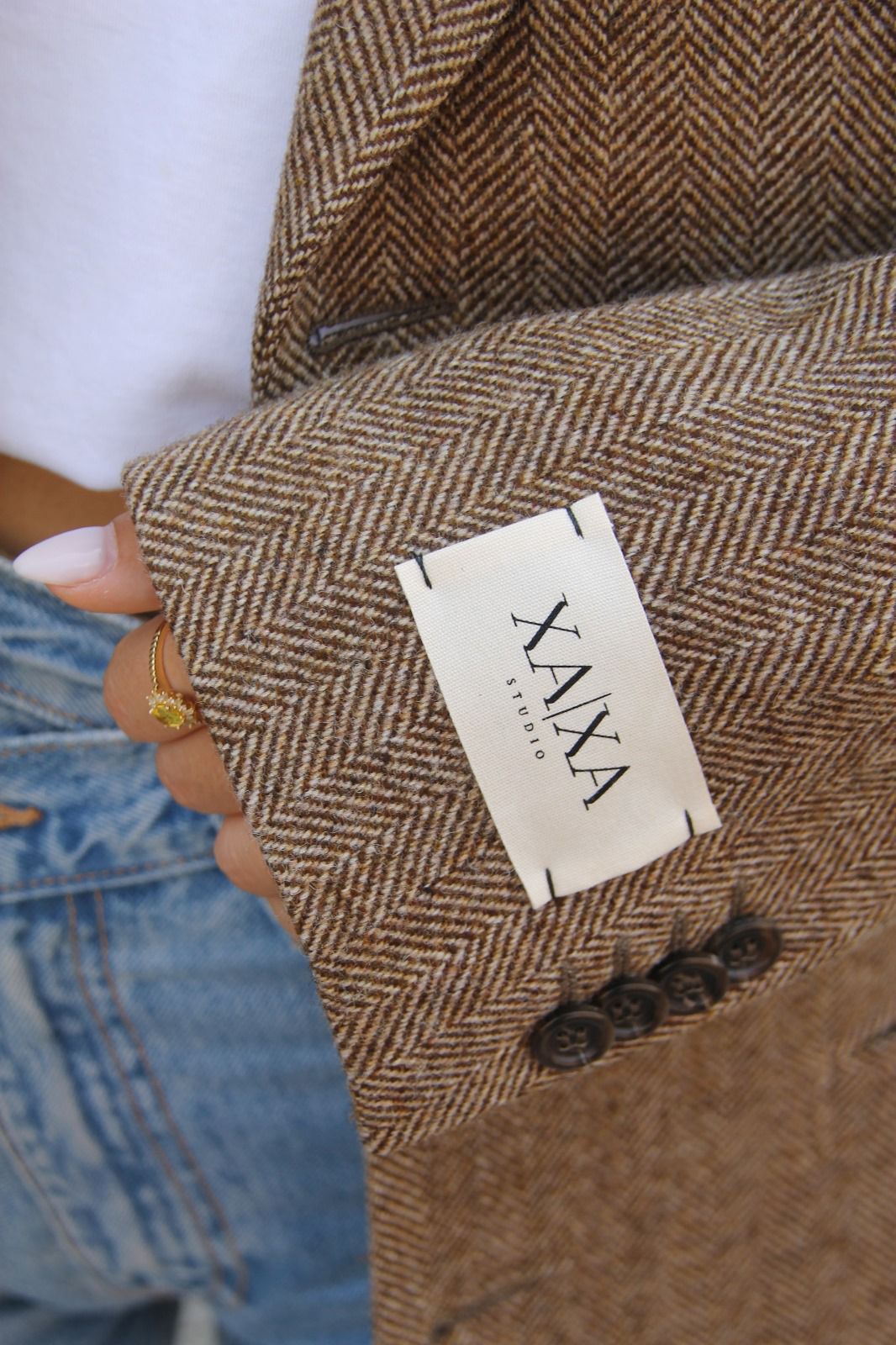 Bold Brown - Vintage Oversized Blazer