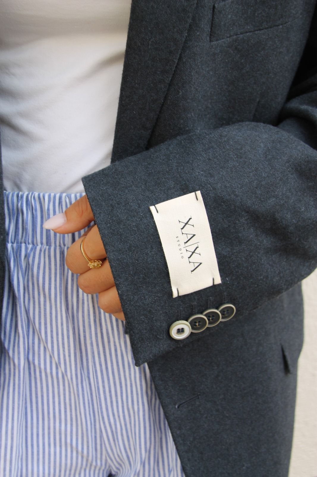 Power Blue - Vintage Oversized Blazer