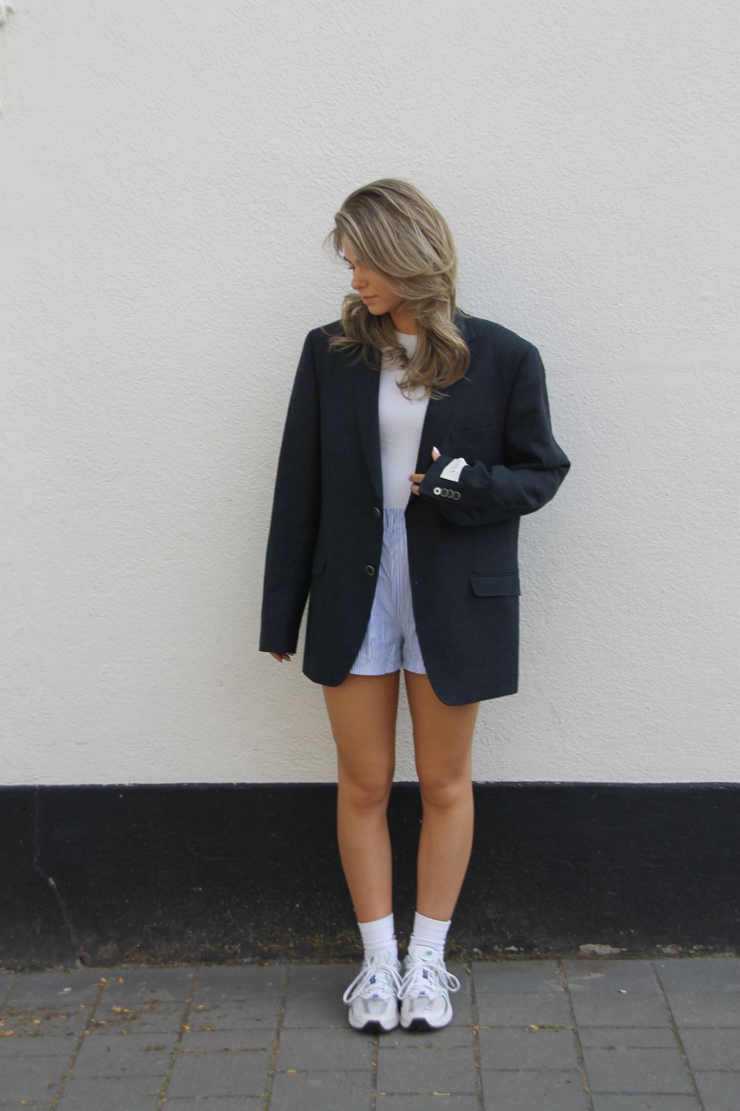 Power Blue - Vintage Oversized Blazer