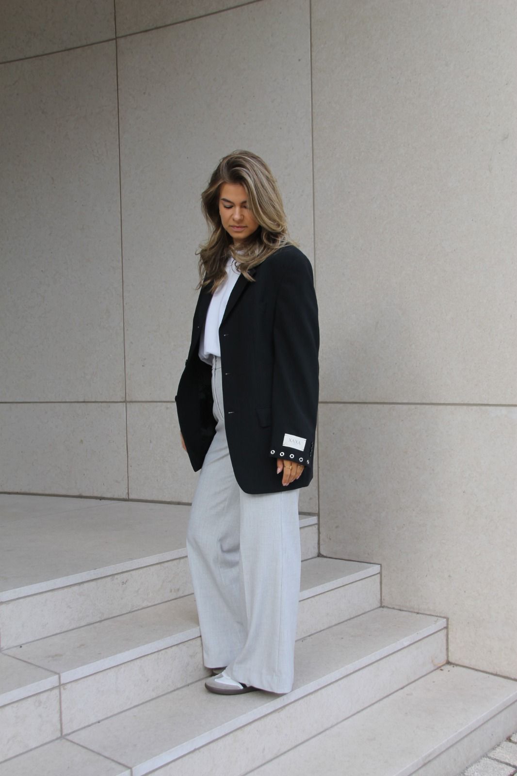 Mono Black - Vintage Oversized Blazer