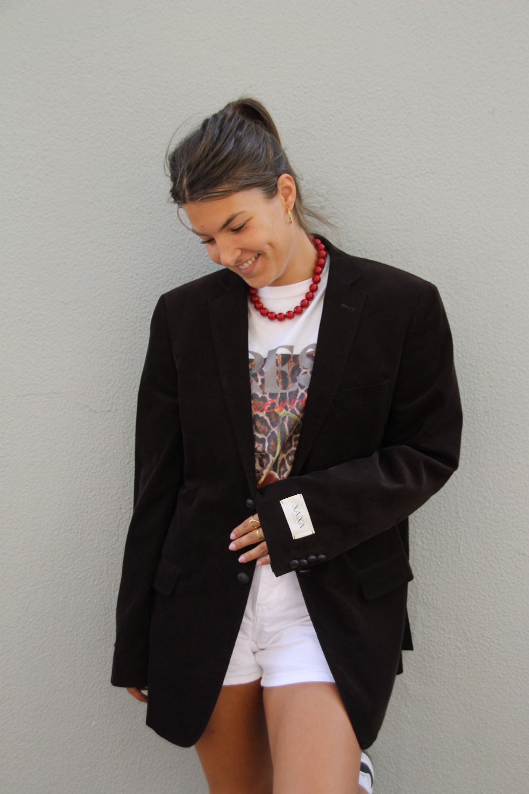 Dark Brown - Vintage Oversized Blazer