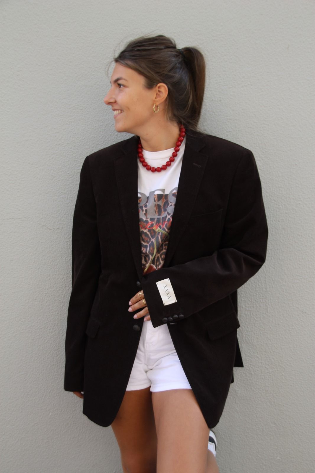 Dark Brown - Vintage Oversized Blazer
