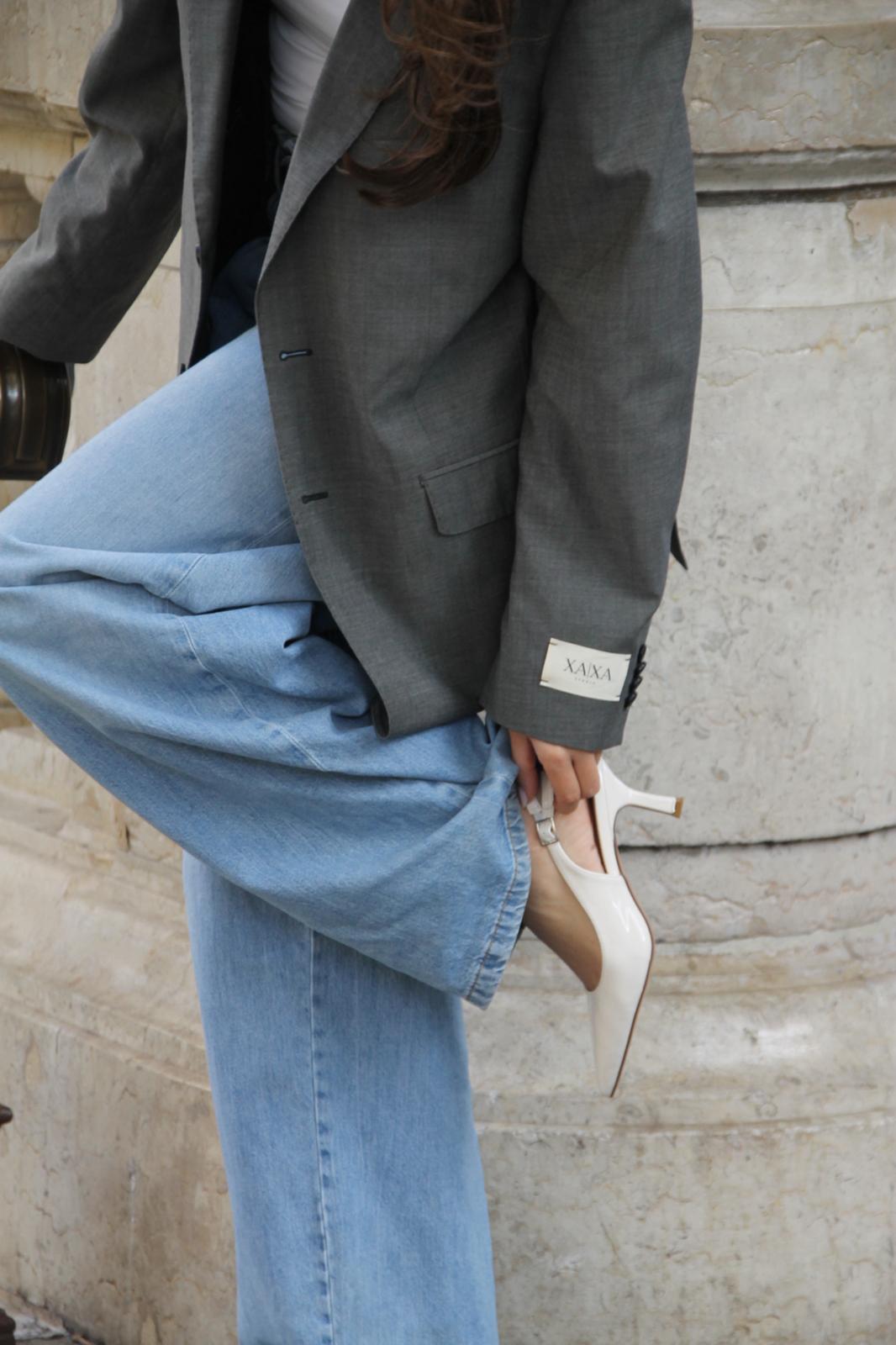 Urban Grey - Vintage Oversized Blazer