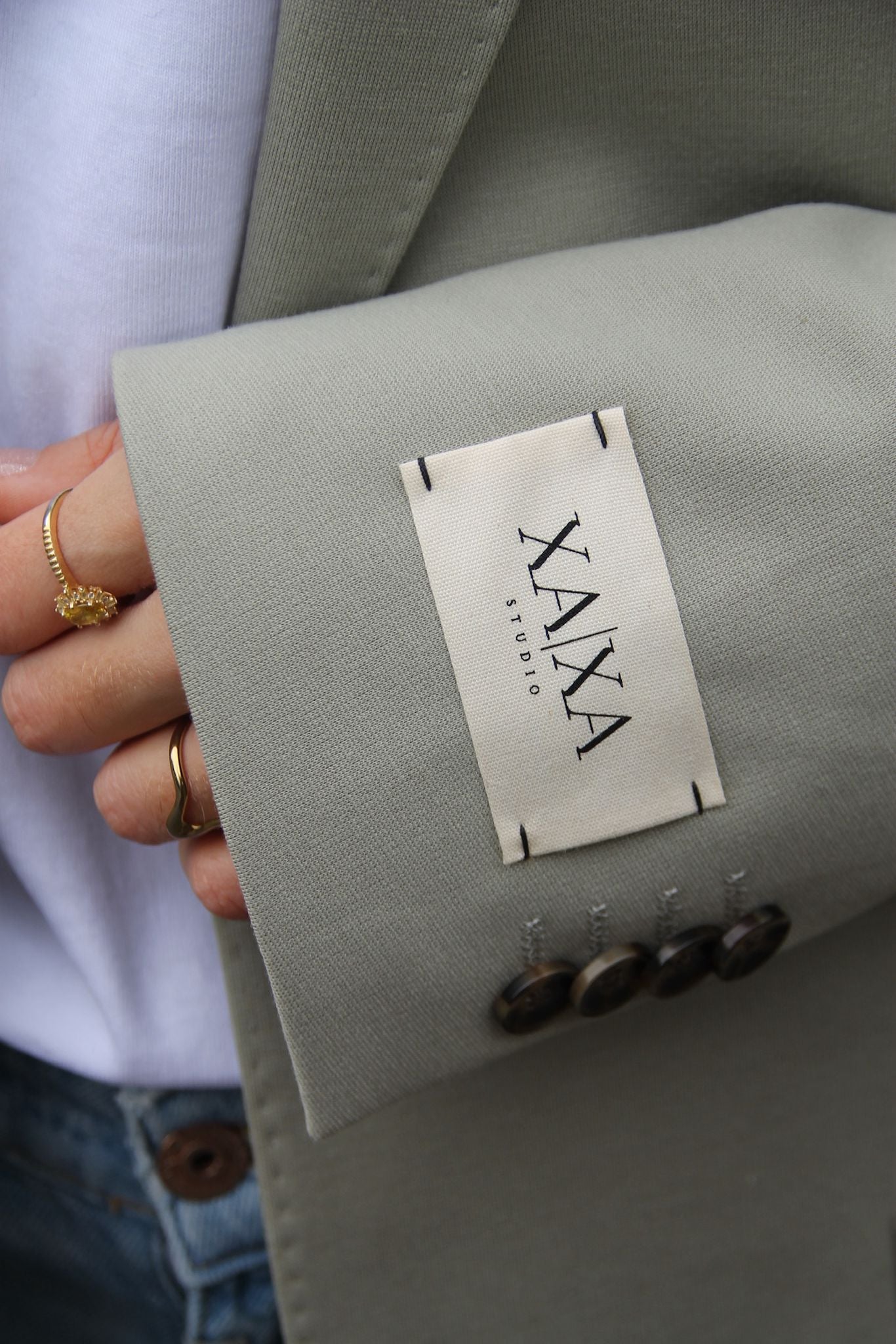 Clear Beige - Vintage Oversized Blazer