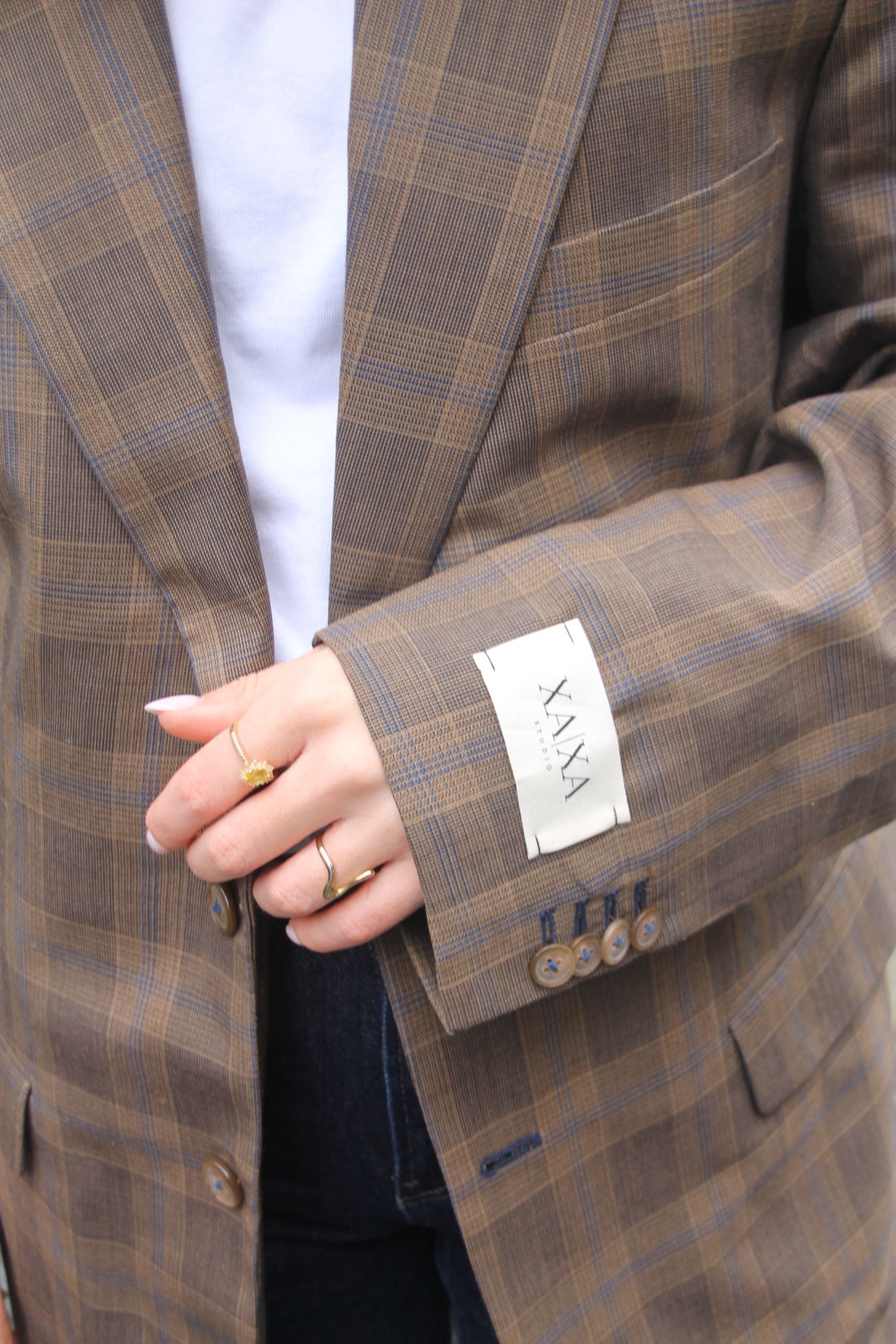 Retro Brown - Vintage Oversized Blazer