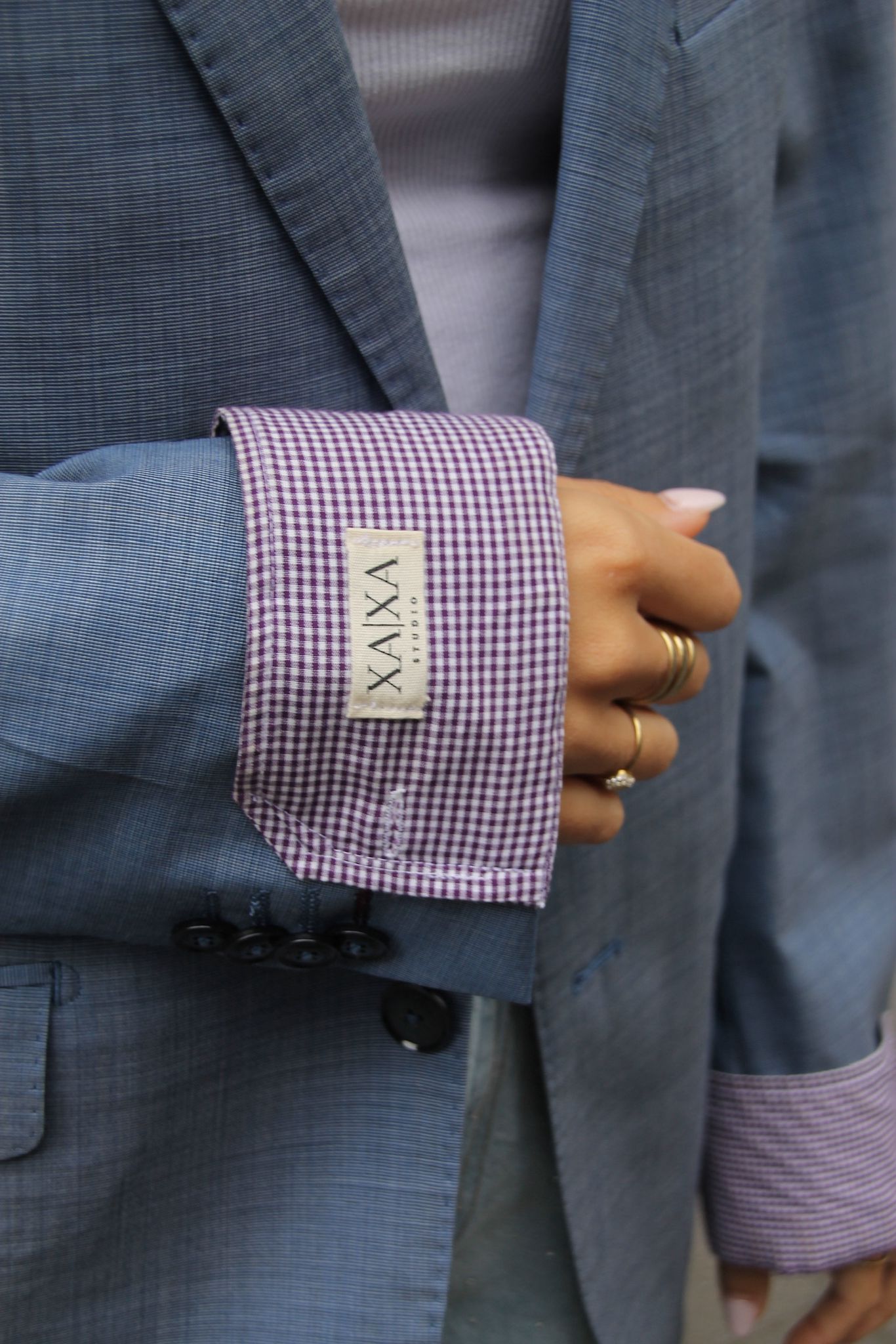 Purple Touch - Vintage Oversized Blazer