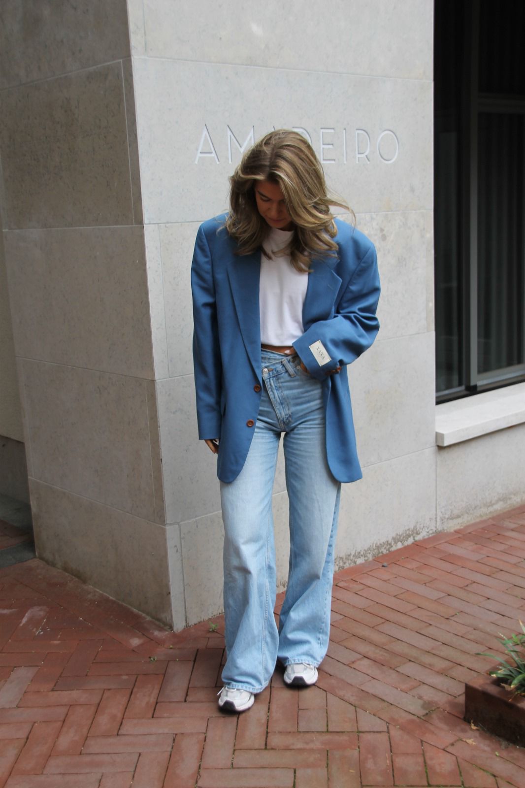 Brillant Blue - Vintage Oversized Blazer
