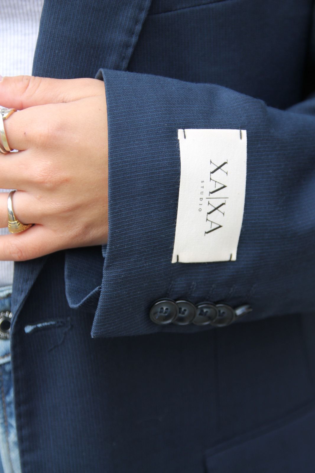 Mono Blue - Vintage Oversized Blazer