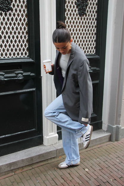 Charm Grey - Vintage Oversized Blazer