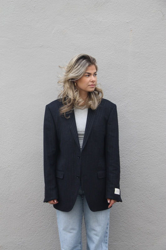 Class Blue - Vintage Oversized Blazer