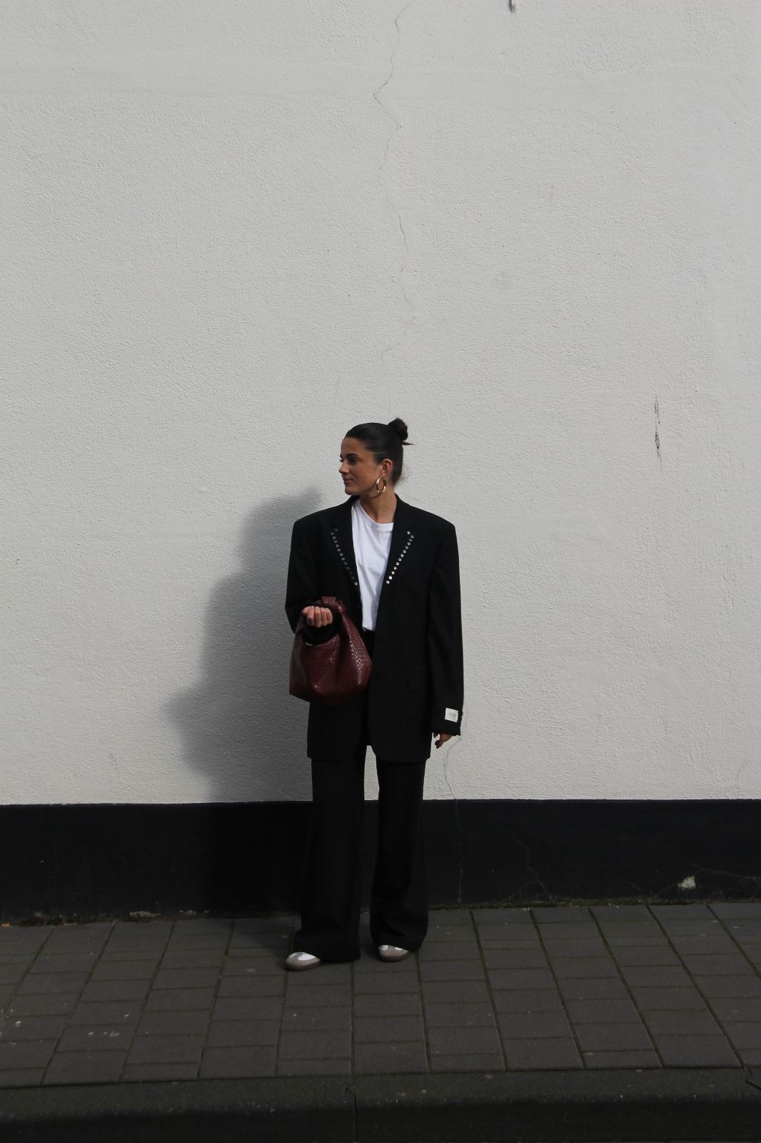 Steel Black - Vintage Oversized Blazer