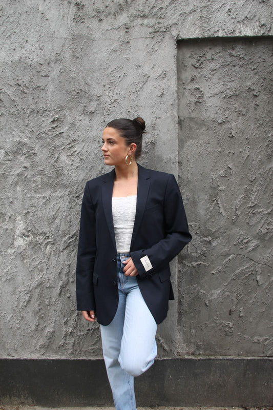 Allure Blue - Vintage Oversized Blazer