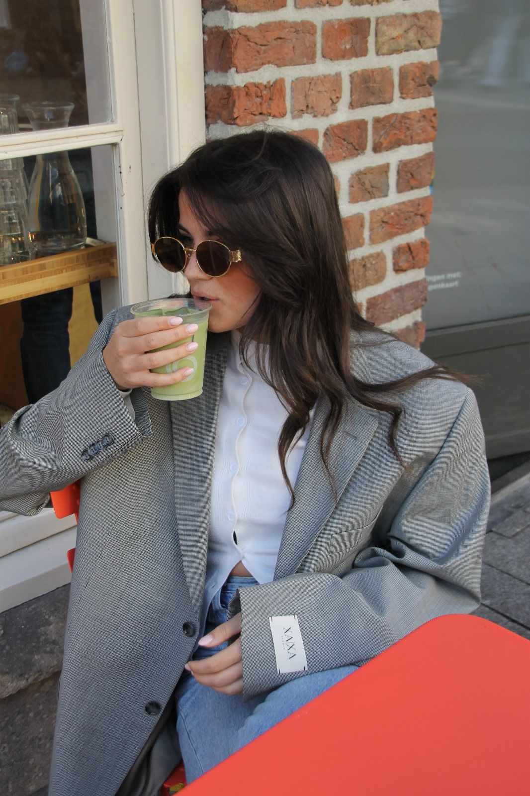 Pied de poule - Vintage Oversized Blazer