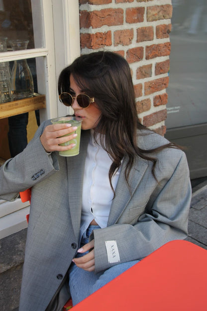 Pied de poule - Vintage Oversized Blazer