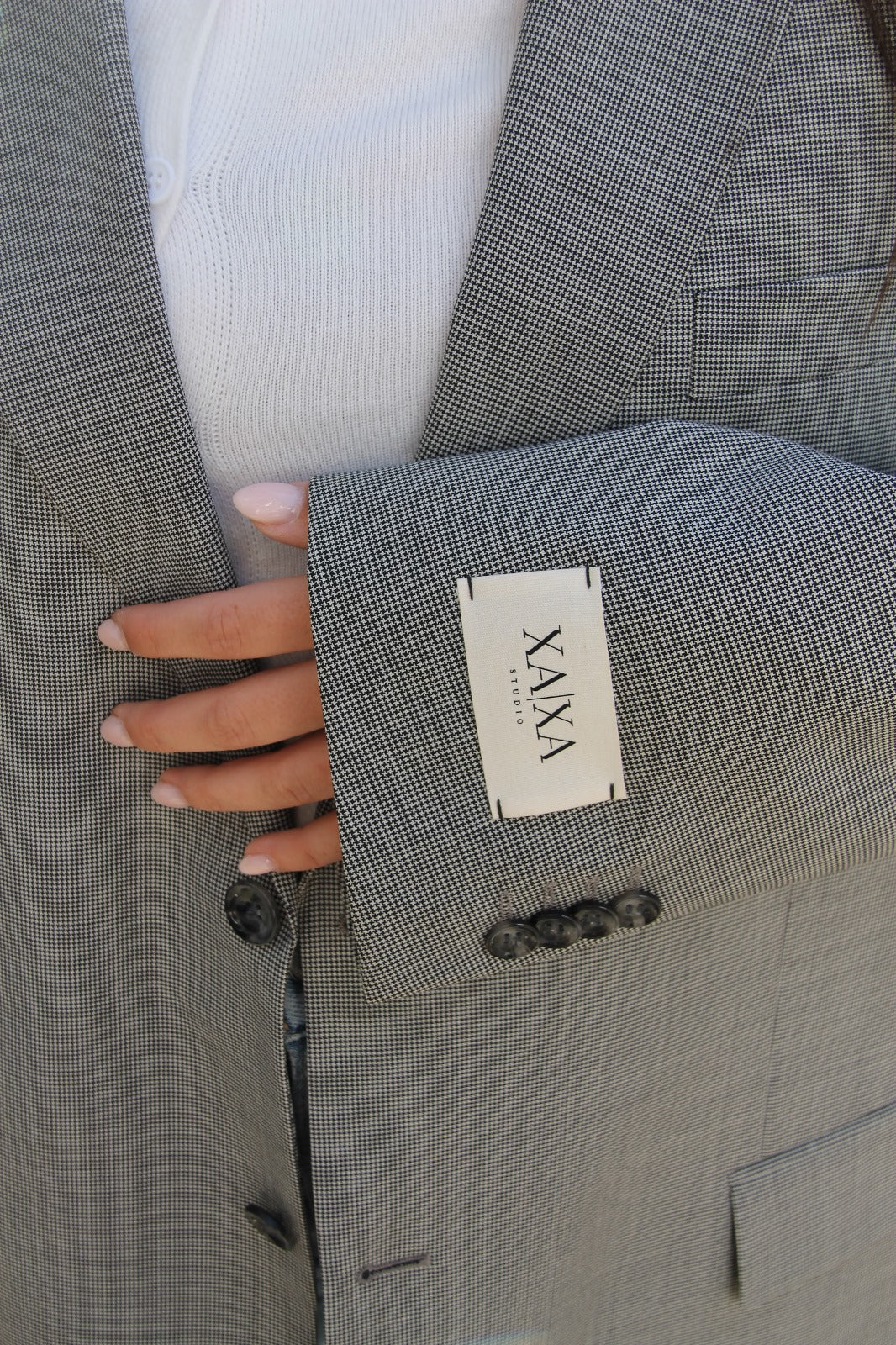 Pied de poule - Vintage Oversized Blazer
