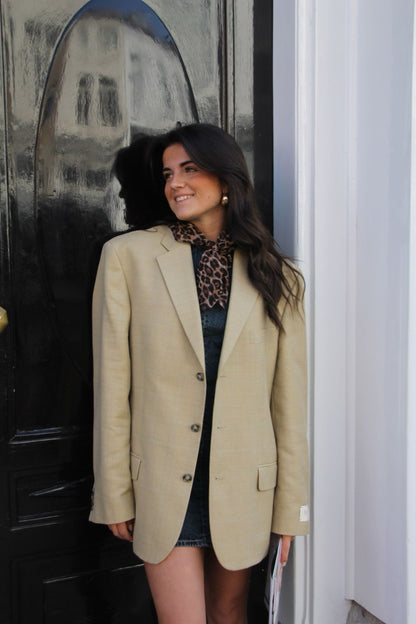 Oat Beige - Vintage Oversized Blazer