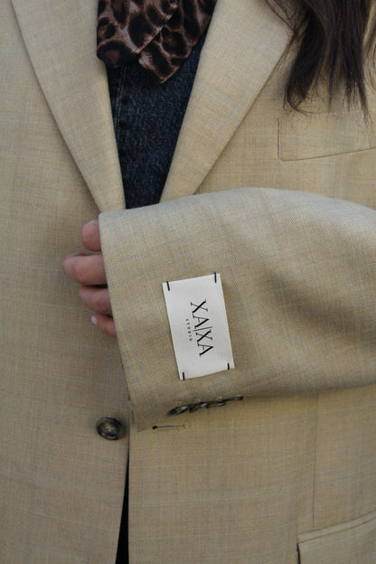 Oat Beige - Vintage Oversized Blazer