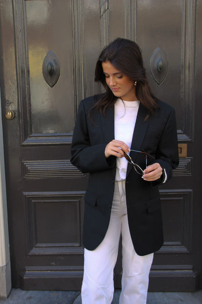 Core Black - Vintage Oversized Blazer
