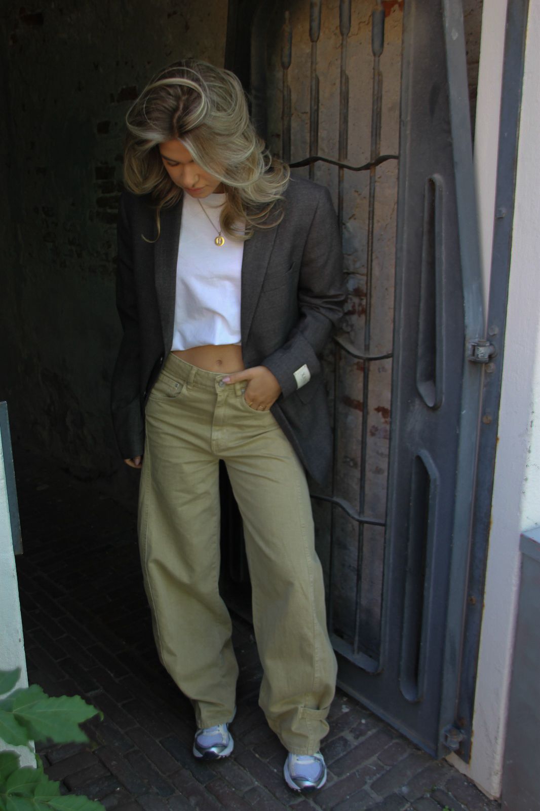 Muted Mocha - Vintage Oversized Blazer
