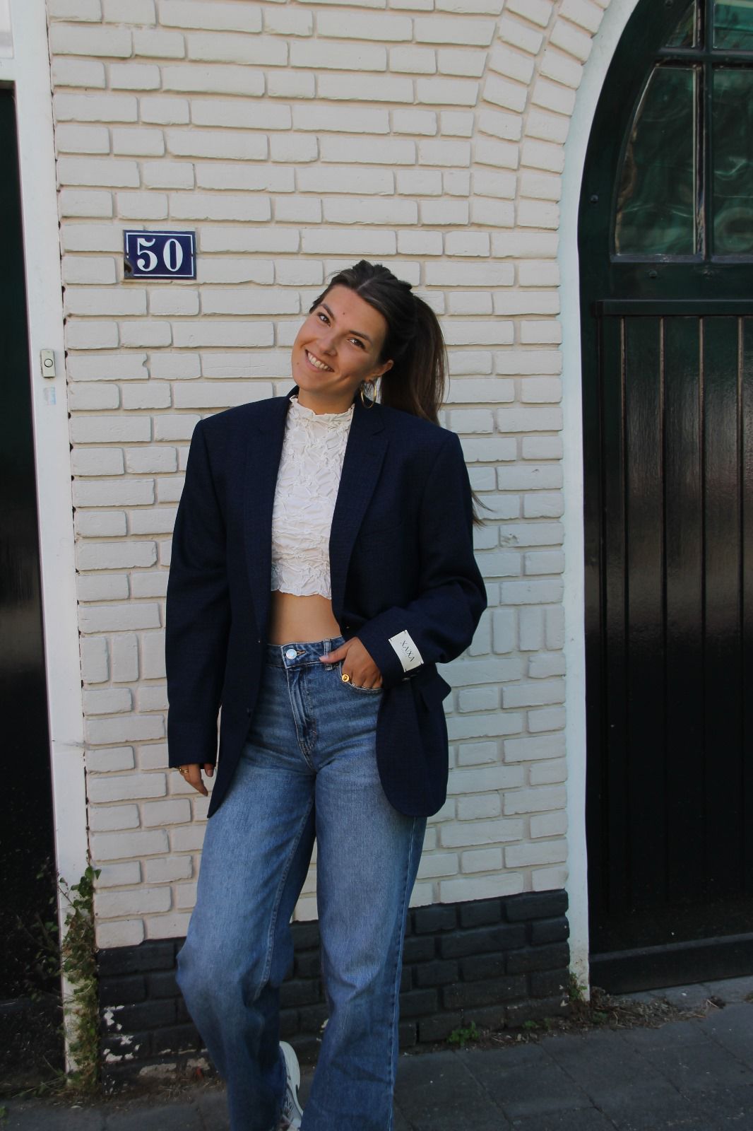 Rush Blue - Vintage Oversized Blazer