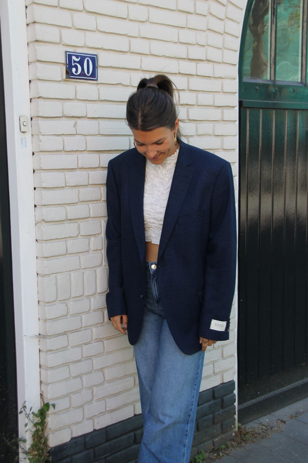 Rush Blue - Vintage Oversized Blazer