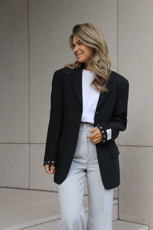 Mono Black - Vintage Oversized Blazer