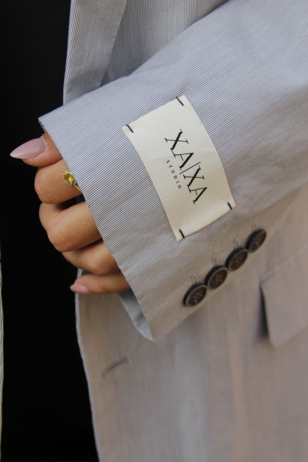 Light Grey - Vintage Oversized Blazer