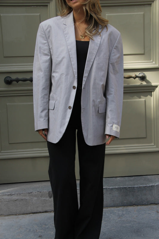 Light Grey - Vintage Oversized Blazer