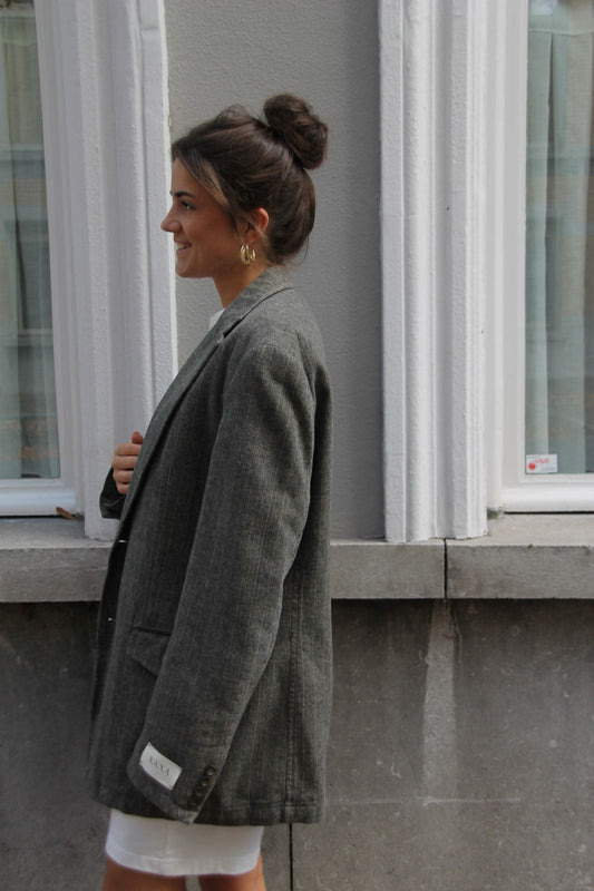 Retro Green - Vintage Oversized Blazer