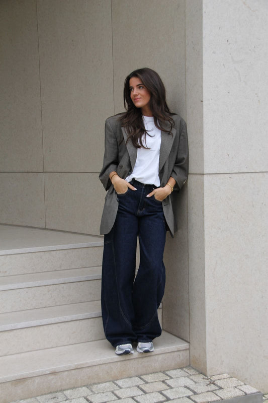 Heritage Hues - Vintage Oversized Blazer