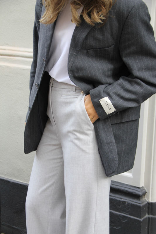 Slate Grey - Vintage Oversized Blazer