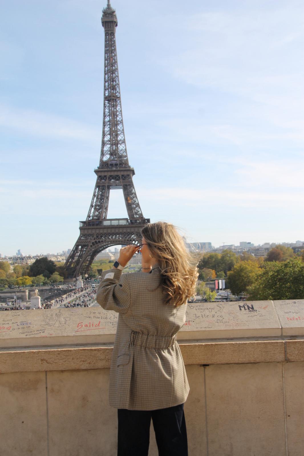 Check Chic - Vintage Oversized Blazer