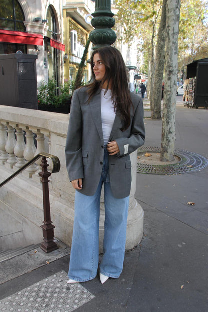 Urban Grey - Vintage Oversized Blazer