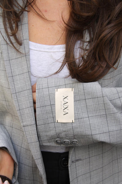 Mesh Grey - Vintage Oversized Blazer
