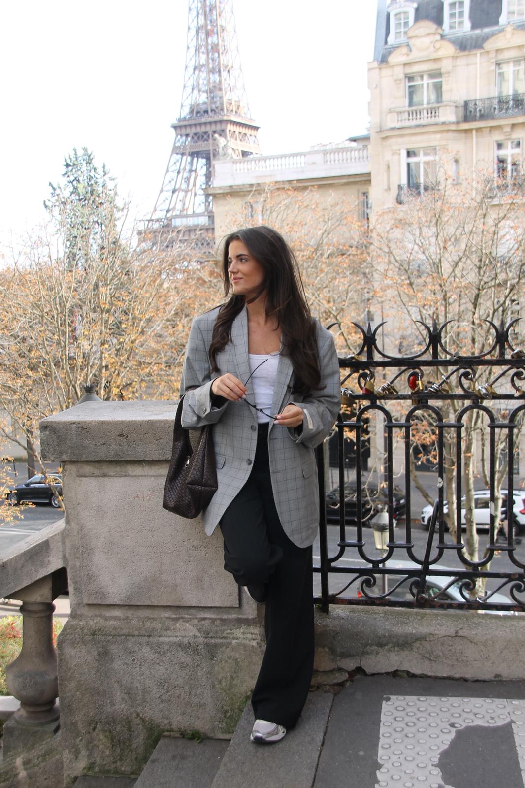 Mesh Grey - Vintage Oversized Blazer